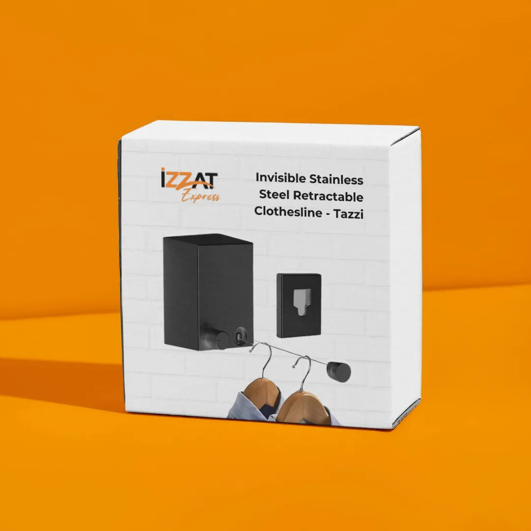 Varal Retrátil Invisível de Aço inox - Tazzi