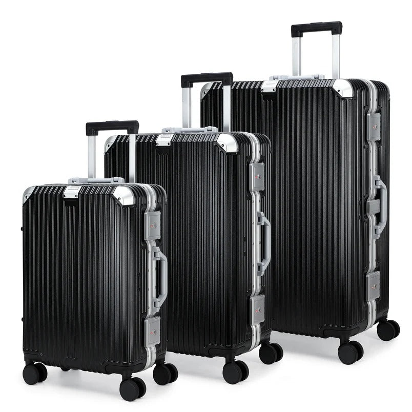 Conjunto Malas de Viagem Premium em Alumínio