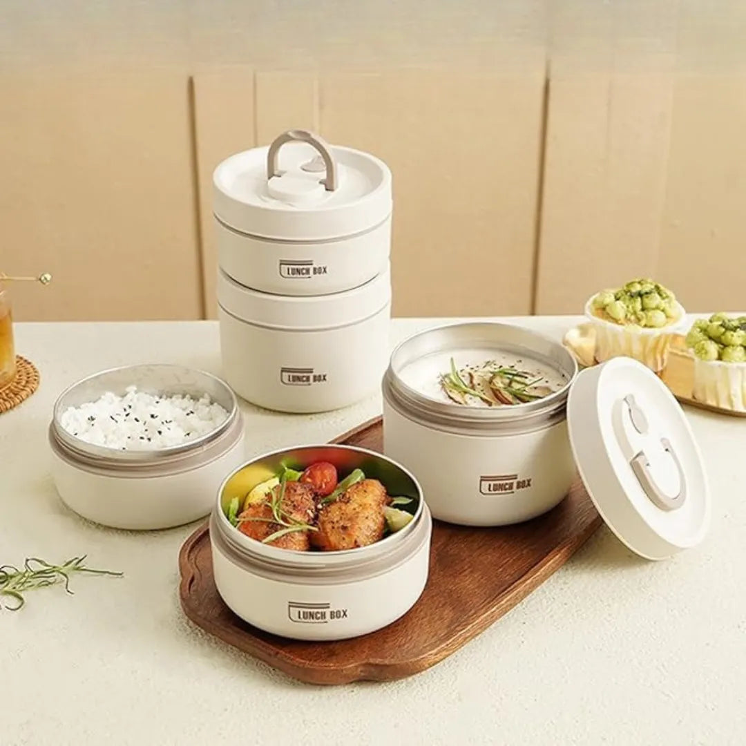 Kit de Potes Térmicos Lunch Box + BRINDES - Tazzi