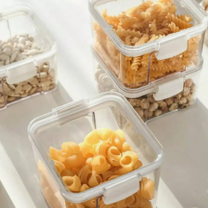 Kit Pote Hermético Quadrado - Tazzi