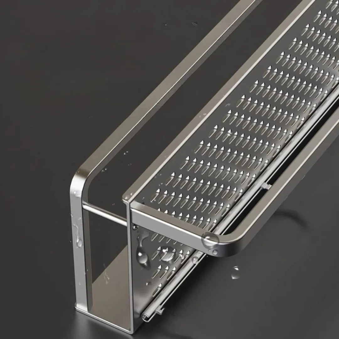 Prateleira Fixa Para Banheiro em Alumínio - Tazzi