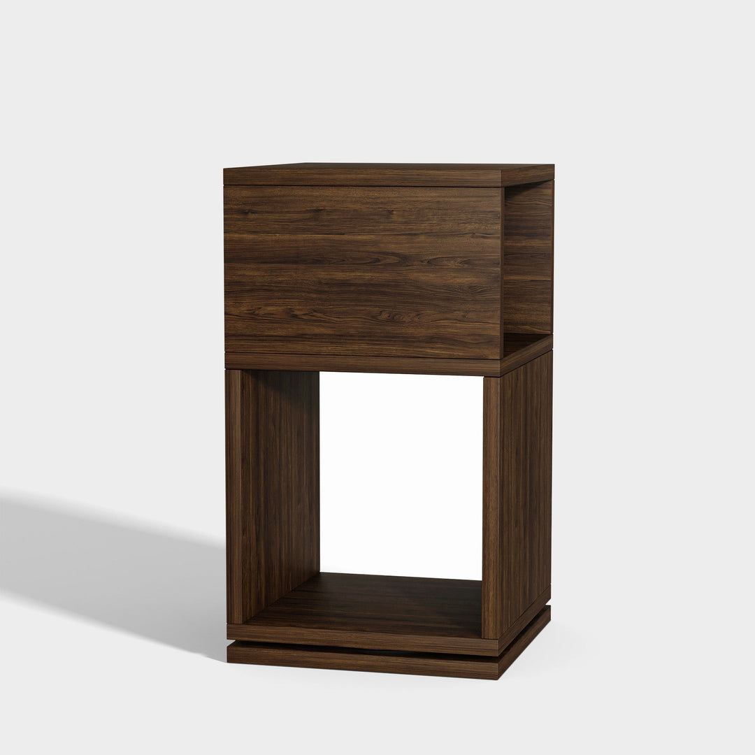 Mesa de Apoio Giratória Razu com Prateleira Aberta