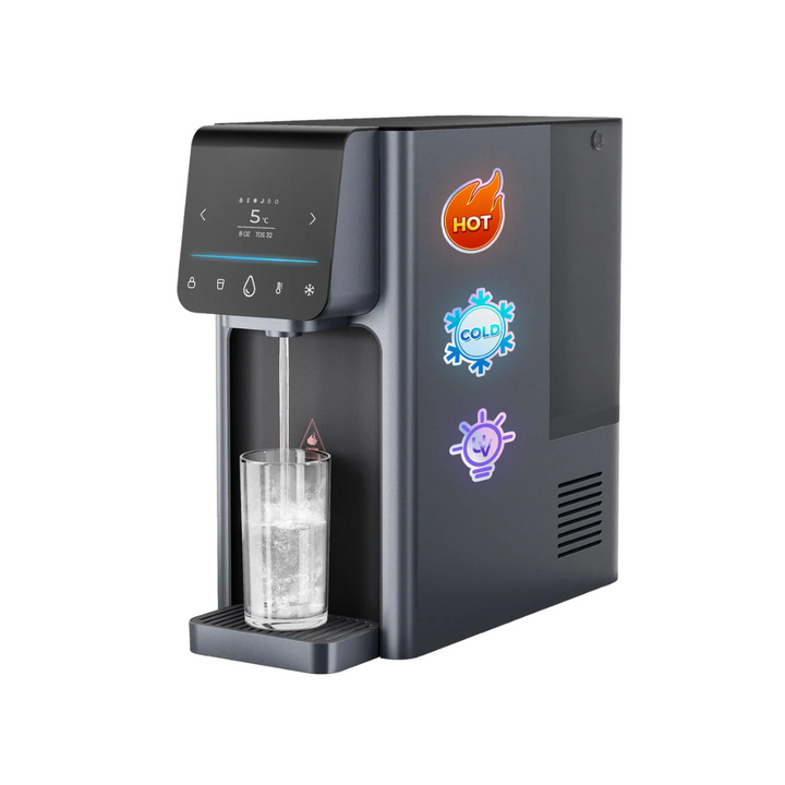 Dispensador de Água Fria com Filtro e Design Compacto