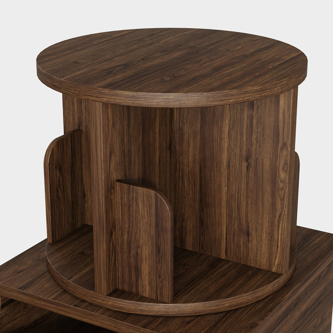 Razu Mesa de Cabeceira com Gavetas de Armazenamento