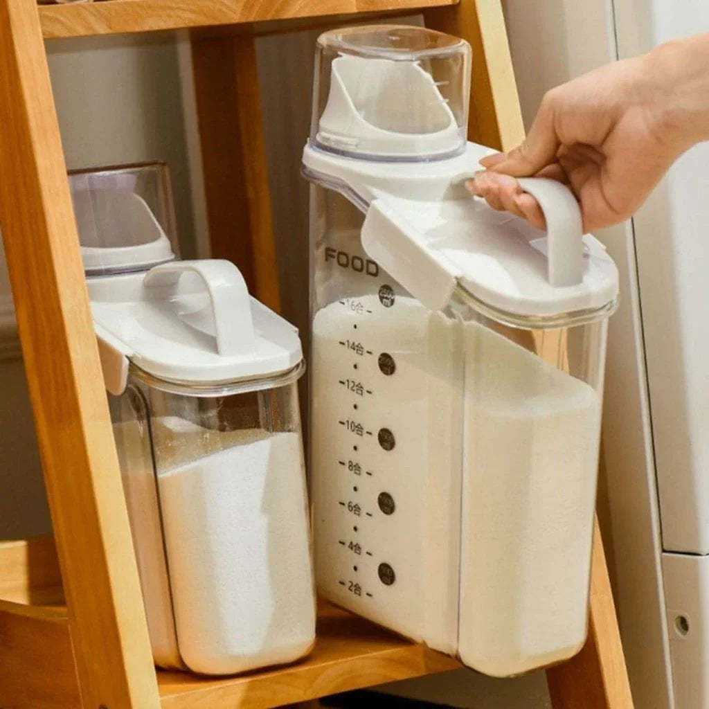 Kit Pote Premium Hermético Copo Medidor - Tazzi