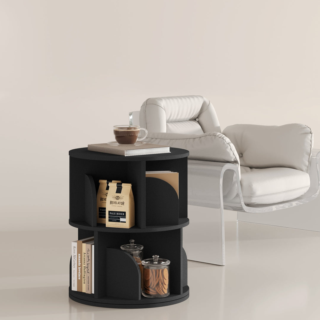 Estante Giratória Razu com Armazenamento Rotativo a 360 Graus