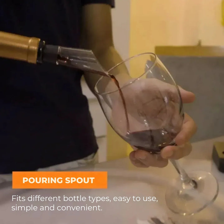 Abridor de Vinho Elétrico Razu™ ORIGINAL + 3 Brindes Grátis