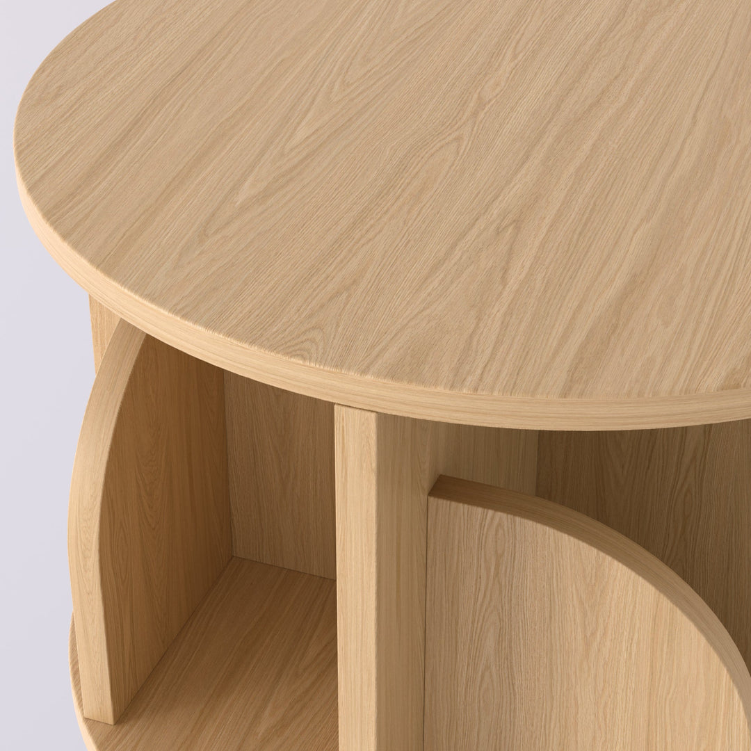 Estante Giratória Razu com Armazenamento Rotativo a 360 Graus