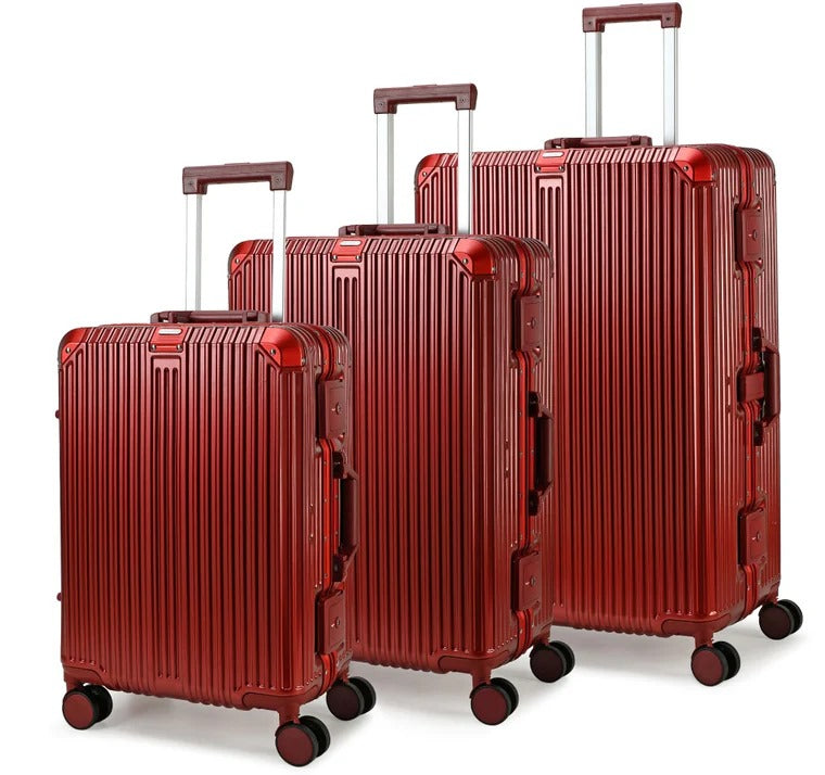 Conjunto Malas de Viagem Premium em Alumínio