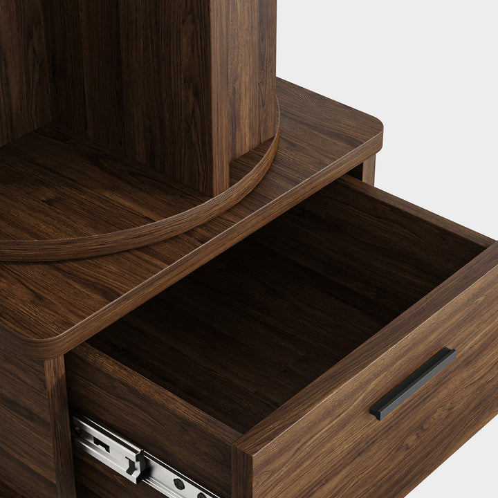 Razu Mesa de Cabeceira com Gavetas de Armazenamento