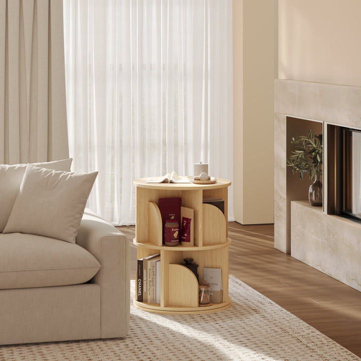 Estante Giratória Razu com Armazenamento Rotativo a 360 Graus