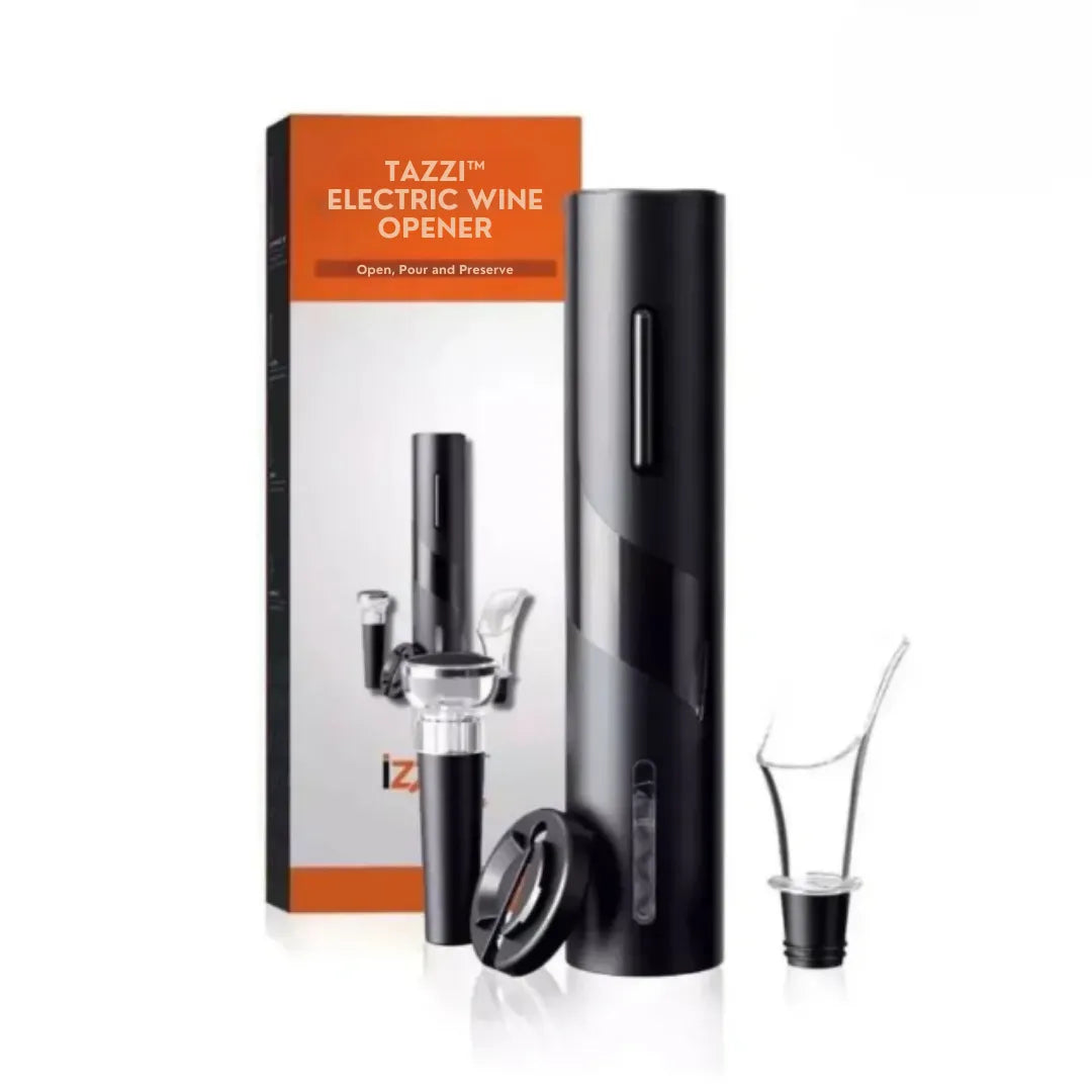 Abridor de Vinho Elétrico Razu™ ORIGINAL + 3 Brindes Grátis