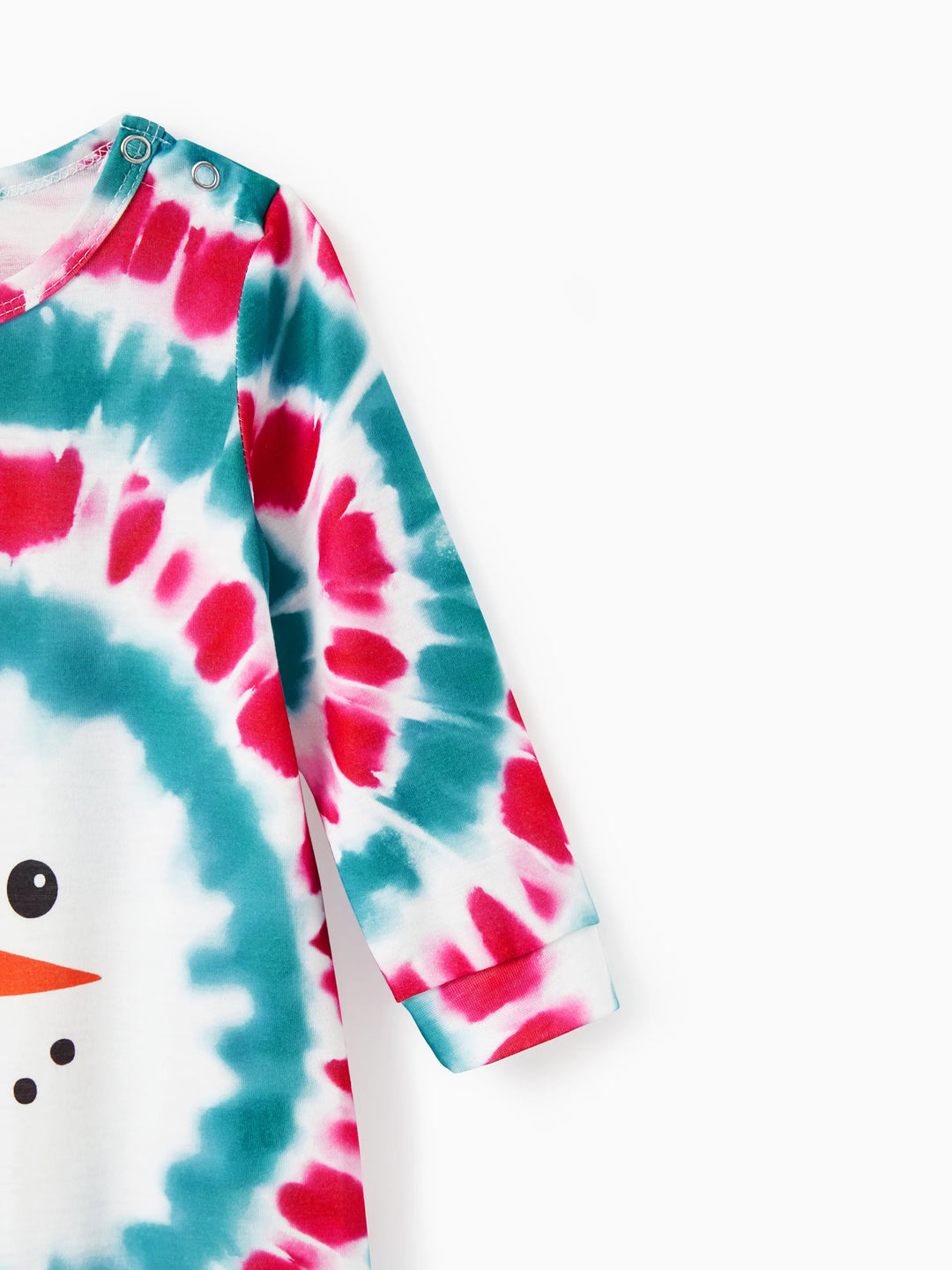 Conjuntos de Pijamas Coloridos Matchy para a Família com Impressão de Boneco de Neve de Natal e Meias Natalícias Multi-coras