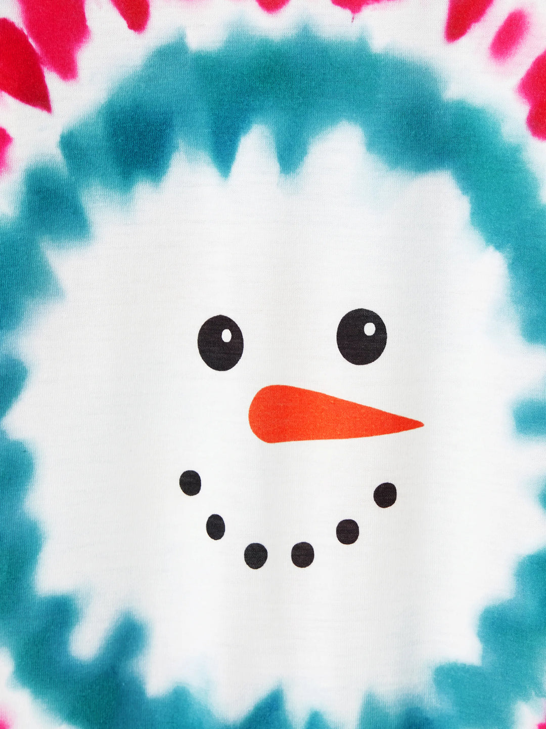 Conjuntos de Pijamas Coloridos Matchy para a Família com Impressão de Boneco de Neve de Natal e Meias Natalícias Multi-coras