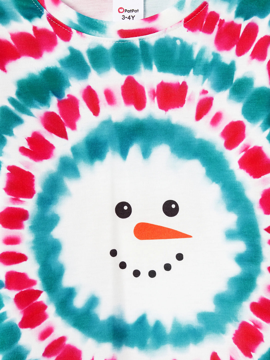 Conjuntos de Pijamas Coloridos Matchy para a Família com Impressão de Boneco de Neve de Natal e Meias Natalícias Multi-coras