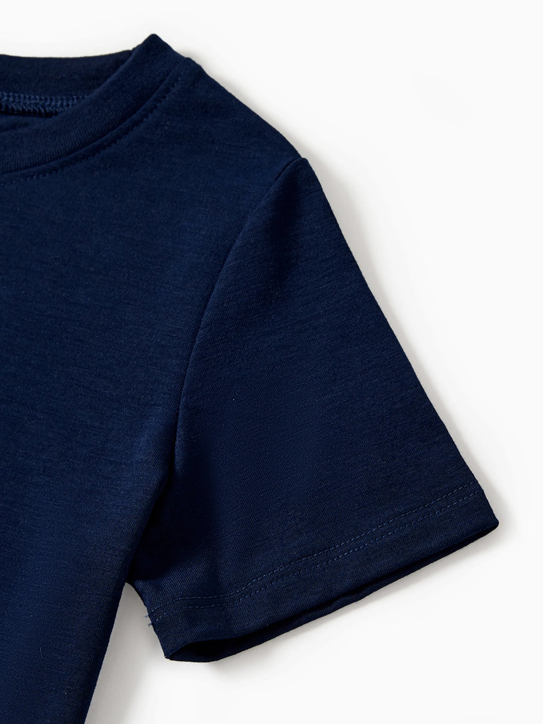 Pijamas de Família em Conjunto com Estampa de Renas de Natal que Brilham no Escuro, com Meias de Natal, Azul Escuro