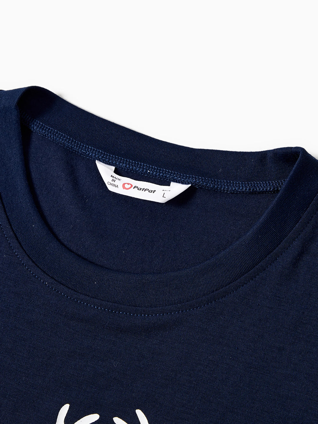 Pijamas de Família em Conjunto com Estampa de Renas de Natal que Brilham no Escuro, com Meias de Natal, Azul Escuro