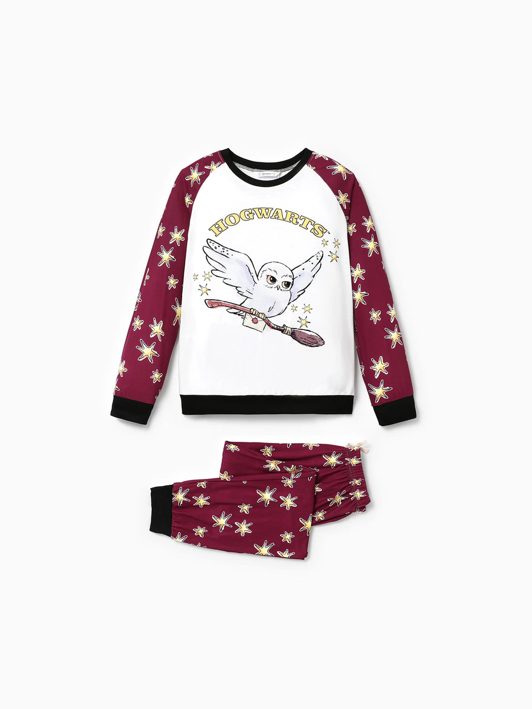Conjuntos de Pijamas de Natal Matching da Família Harry Potter com Estampa da Hedwig e Meias de Natal