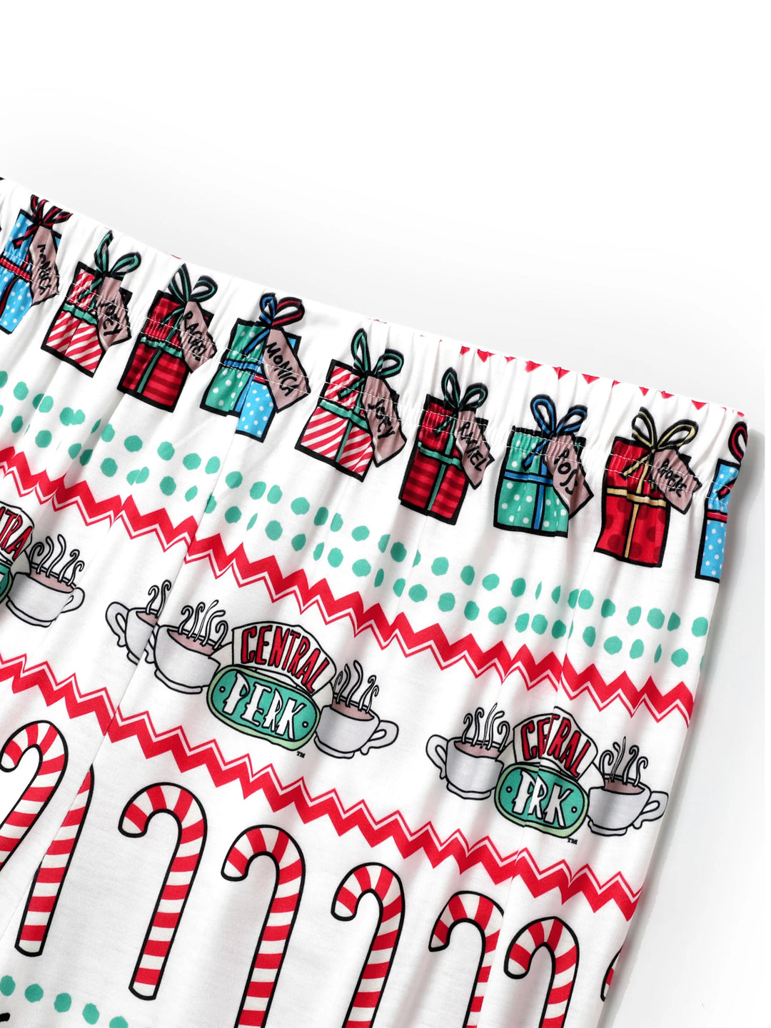 Conjuntos de Pijamas Coordenados em Cores para Todas as Famílias no Natal, com Meias de Natal