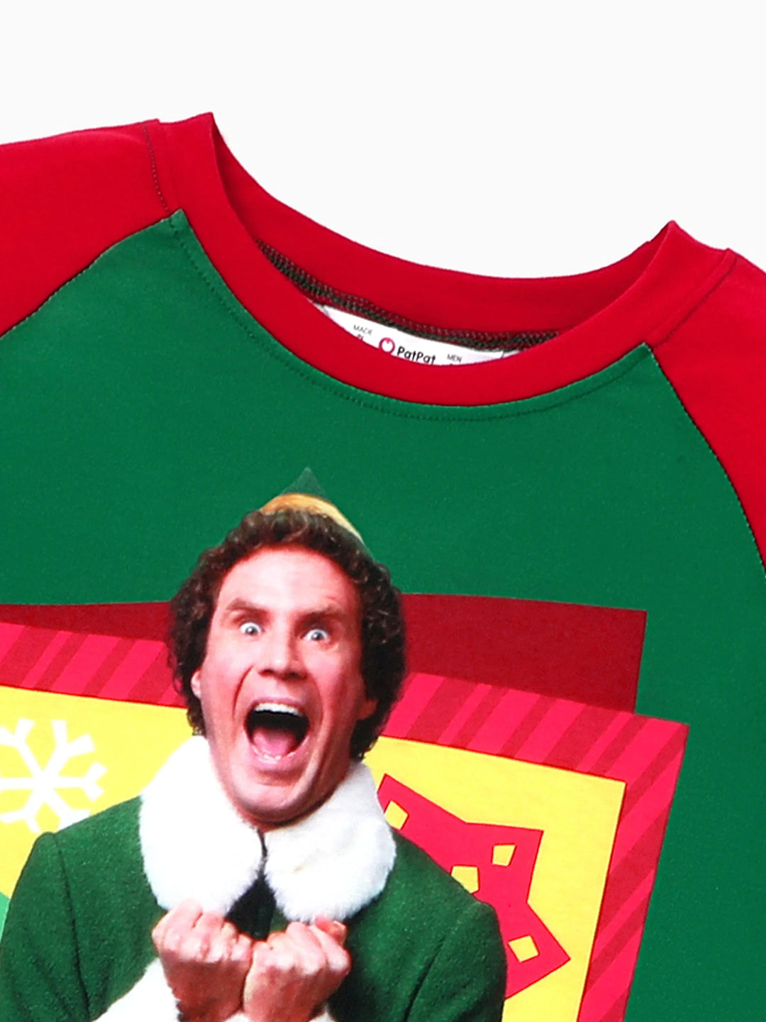 Conjuntos de Pijamas a Condizer para a Família com Impressão de Personagens ELF e Meias de Natal