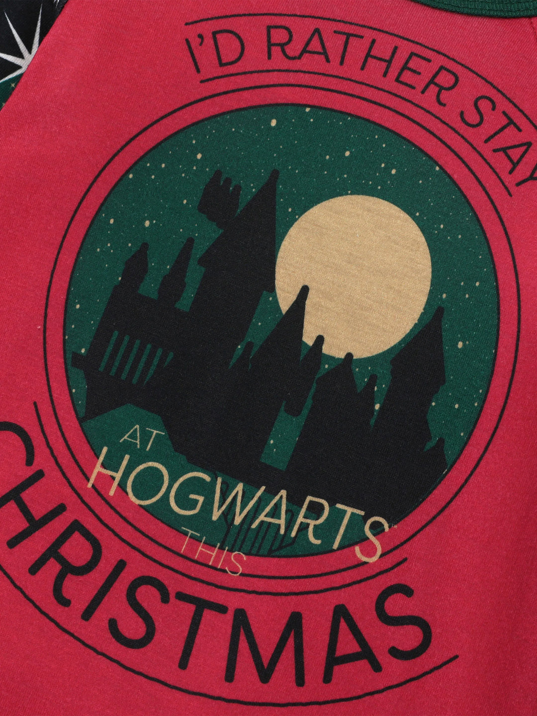 Conjuntos de Pijamas Combinados de Natal da Família Harry Potter com Meias de Natal de Hogwarts