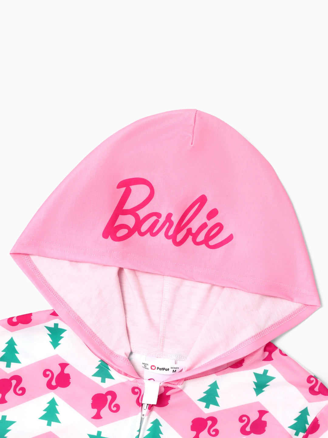 Conjuntos de Pijamas com Capuz "Barbie Mamãe e Eu" para o Natal, com Meias de Natal.
