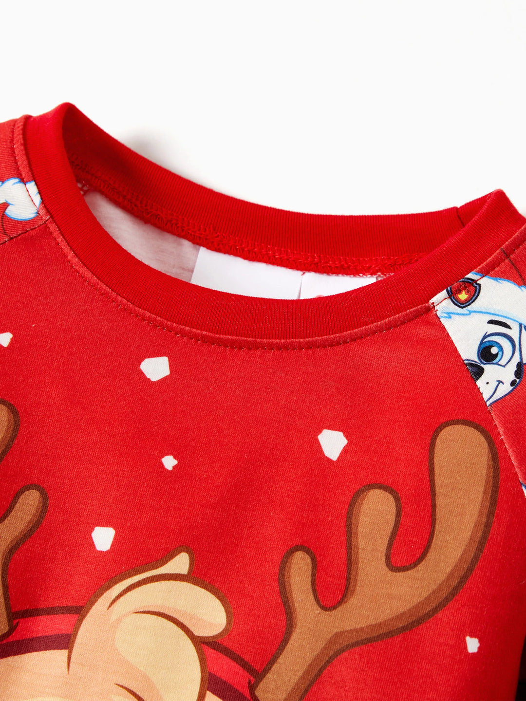 Conjunto de Pijamas de Natal em Família com Chase e Marshall da PAW Patrol, incluindo Meias de Natal.