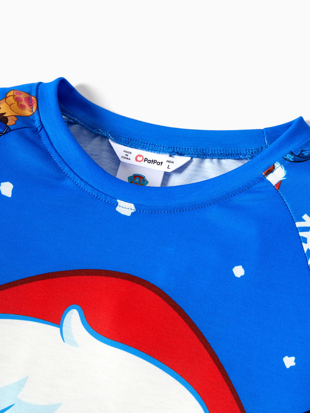 Conjunto de Pijamas de Natal em Família com Chase e Marshall da PAW Patrol, incluindo Meias de Natal.