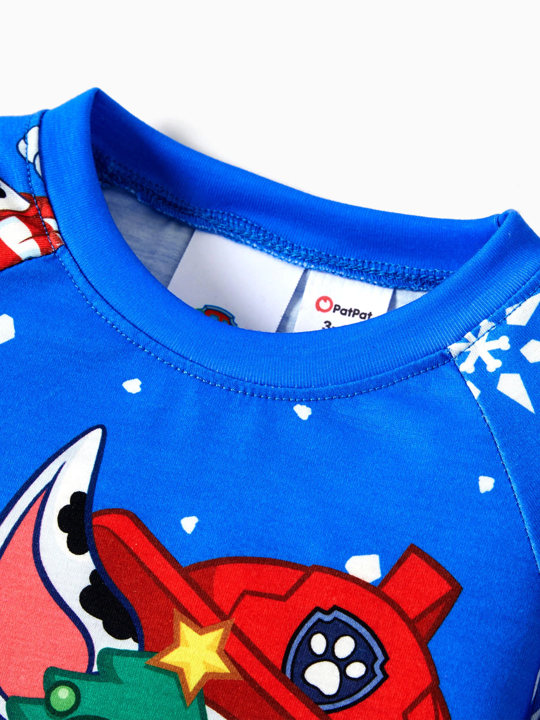 Conjunto de Pijamas de Natal em Família com Chase e Marshall da PAW Patrol, incluindo Meias de Natal.