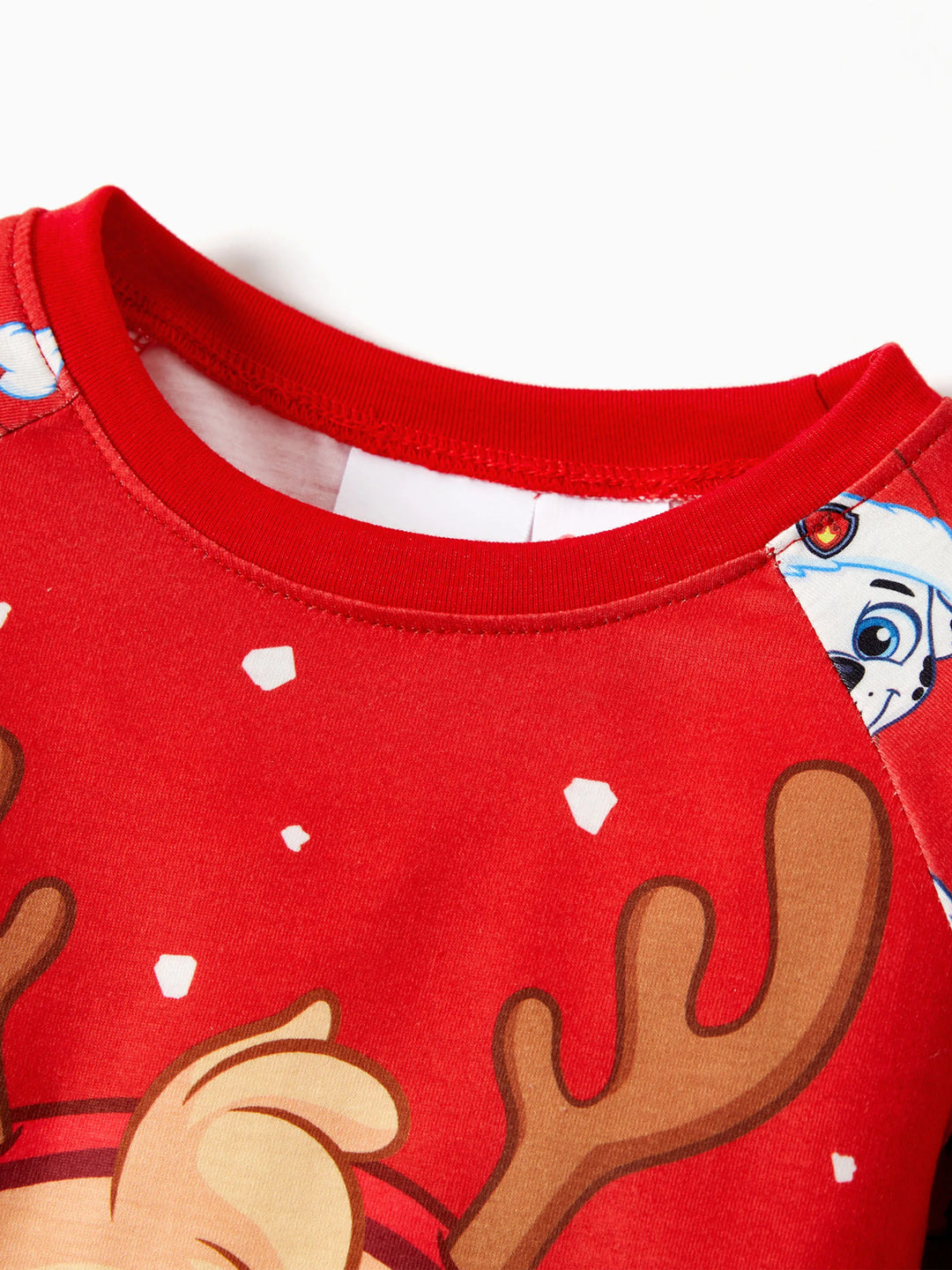 Conjunto de Pijamas de Natal em Família com Chase e Marshall da PAW Patrol, incluindo Meias de Natal.