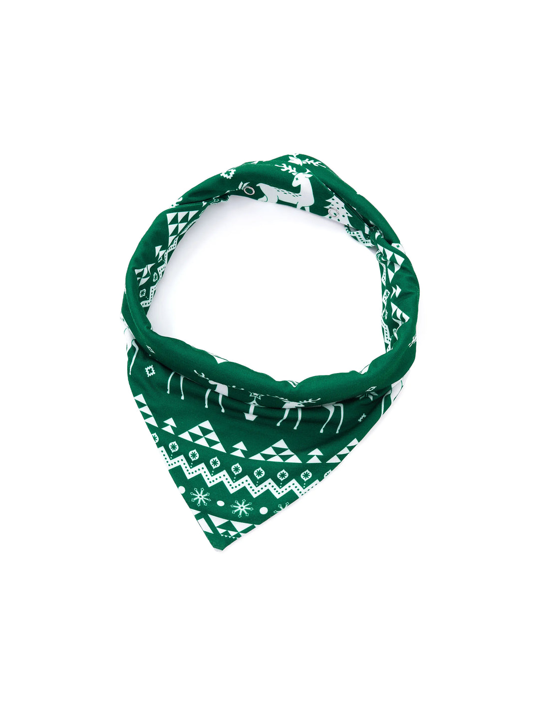 Conjunto de Pijamas em Conjunto Familiar para Natal com Tops a Brilhar no Escuro e Calças com Padrão de Renas, incluindo Meias de Natal - Verde Escuro