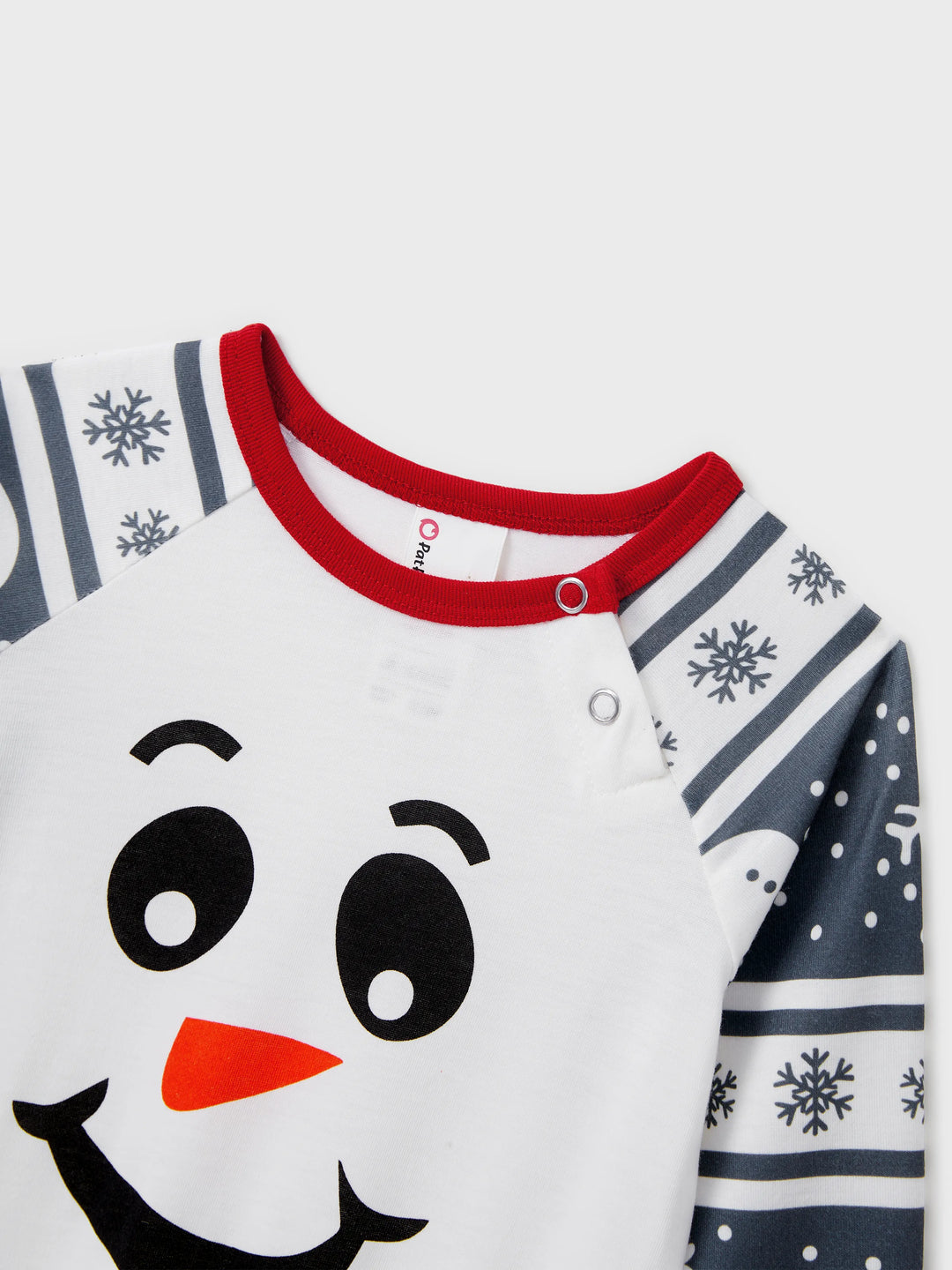 Conjuntos de Pijamas de Natal em Família com Padrão de Boneco de Neve, de Manga Longa, com Meias de Natal, Cor Cinza Escuro