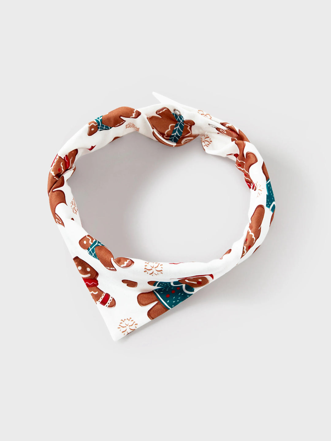 Conjuntos de Pijamas Correspondentes de Natal para Família com Impressão de Homem de Gengibre em Cartoon e Meias de Natal Brancas