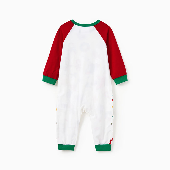 Conjuntos de Pijamas a Condizer da Família SpongeBob SquarePants com Estampado de Natal e Meias de Natal