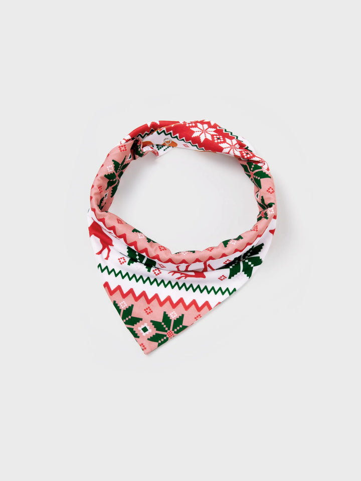 Conjunto de Pijamas de Natal em Família com Padrão de Bolachas de Natal e Homem de Gengibre, Incluindo Meias de Natal em Várias Cores