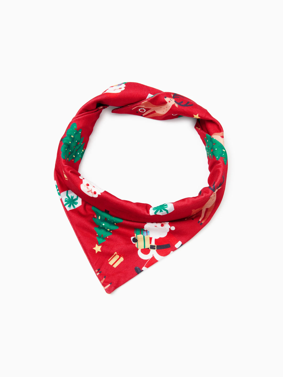 Conjuntos de Pijamas de Natal para Família com Impressão Integral de Rinoceronte 3D e Capuz, acompanhados de Meias de Natal Vermelhas-2