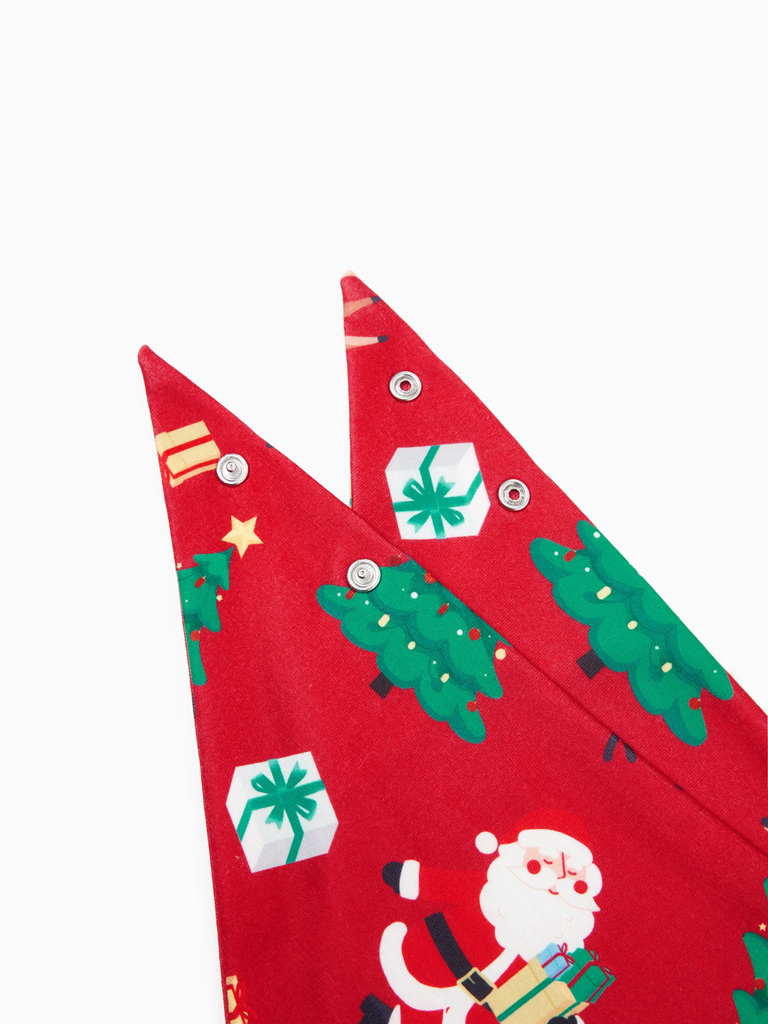 Conjuntos de Pijamas de Natal para Família com Impressão Integral de Rinoceronte 3D e Capuz, acompanhados de Meias de Natal Vermelhas-2