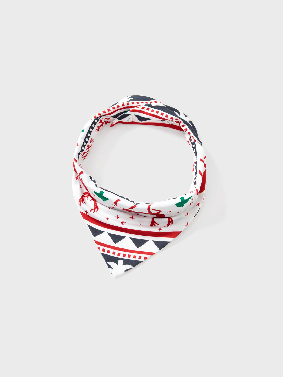 Pijamas de Natal para Família com Estampa de Renas em Todo o Lado, Manga Longa, com Meias de Natal (Segurança Certificada SGS) Vermelho+Branco