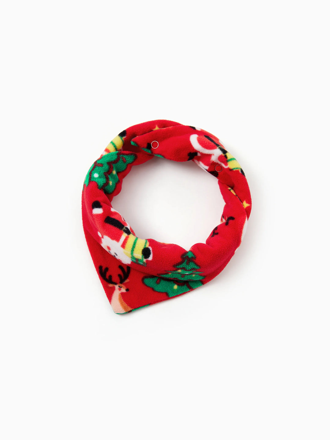 Conjunto de Pijamas de Natal para Toda a Família com Impressão de Pai Natal e Árvore de Natal, PJs de Fleecy Vermelhos com Meias de Natal Incluídas.