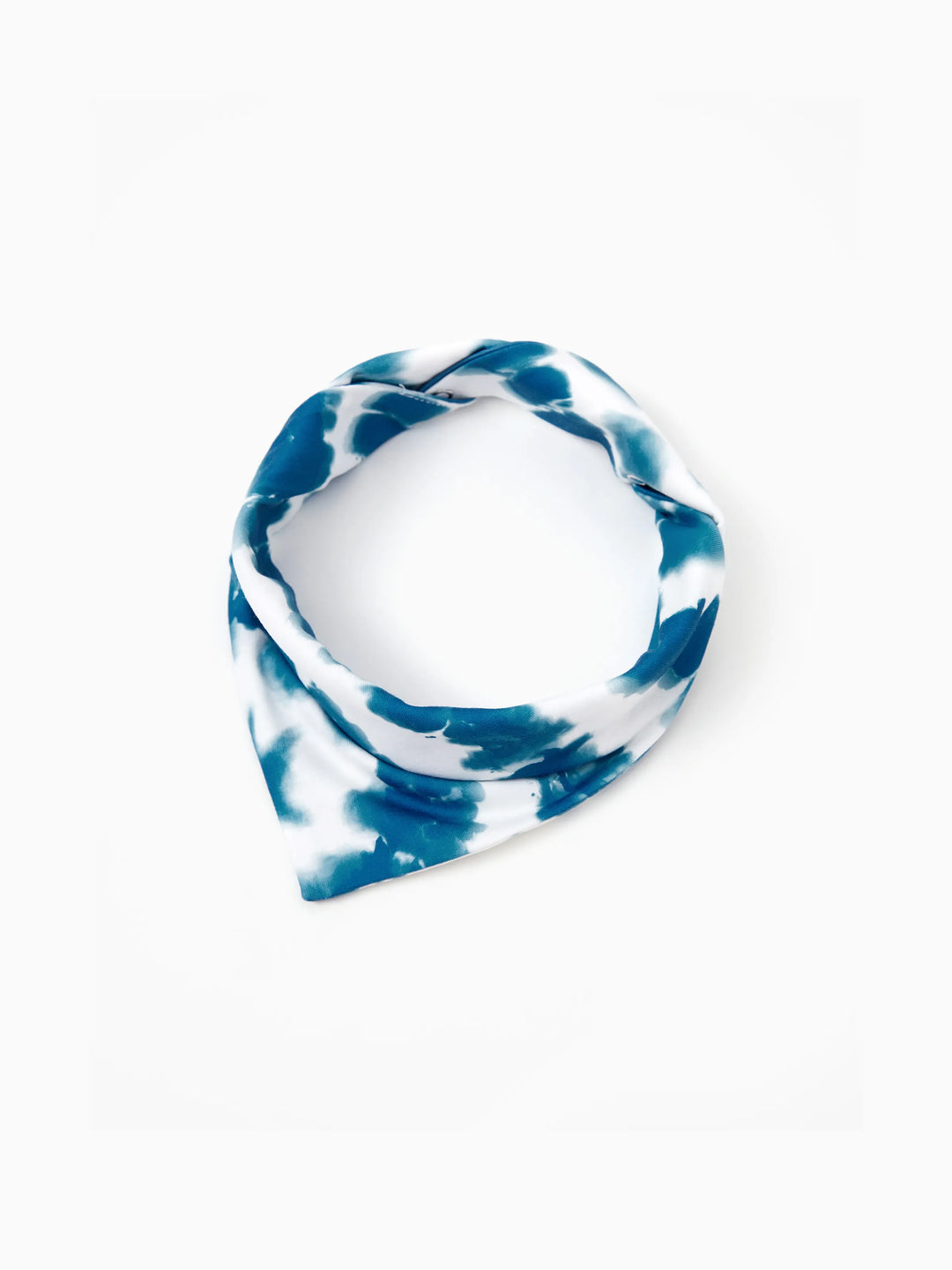 Conjunto de Pajamas de Natal em Família com Estampa de Boneco de Neve em Tie-dye Azul com Meias de Natal Azul Escuro