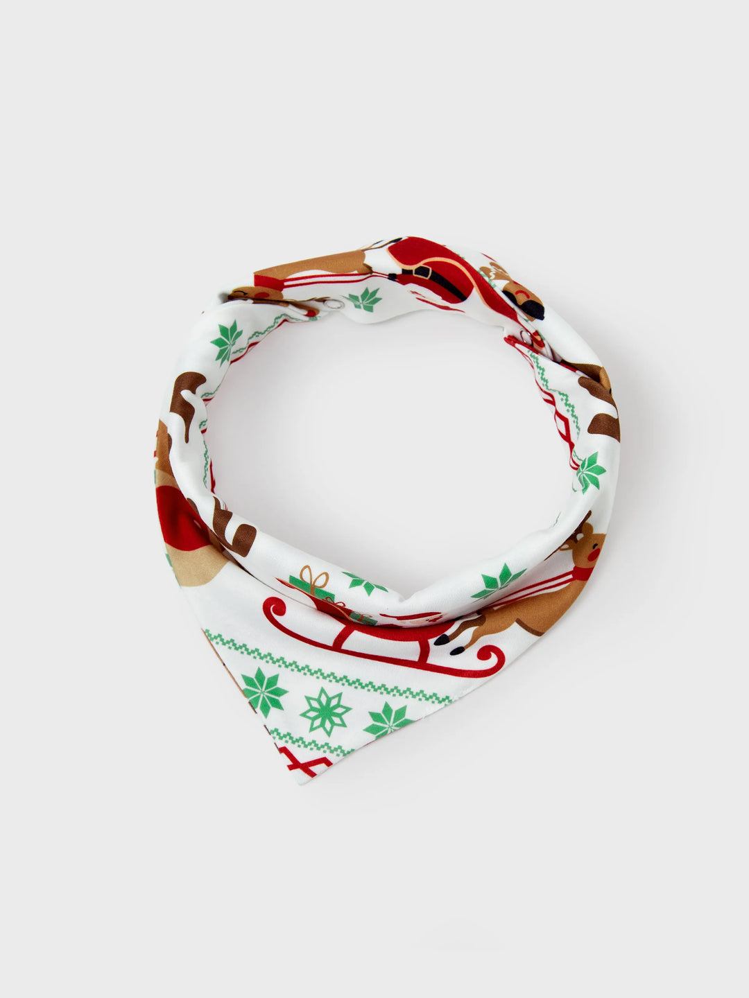 Conjunto de Pijamas em Conjunto para a Família com Motivo de Renas - Pijamas de Manga Longa com Meias de Natal Vermelhas