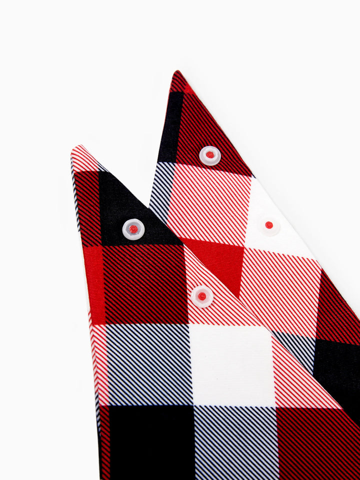 Conjunto de Pijamas em Conjunto para a Família com Estampa de Renas que Brilha no Escuro e Meias de Natal Vermelhas