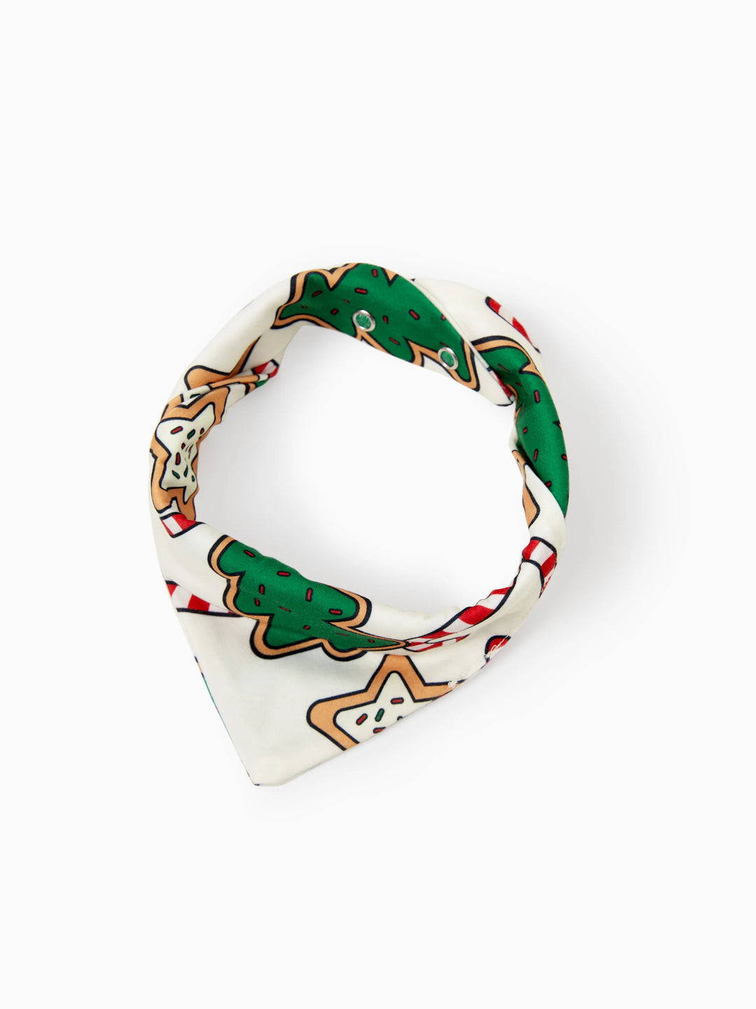 Conjunto de Pijamas em Família a Condizer para o Natal Estampado com Árvore de Natal em Vermelho e Abricot, com Meias de Natal em Abricot