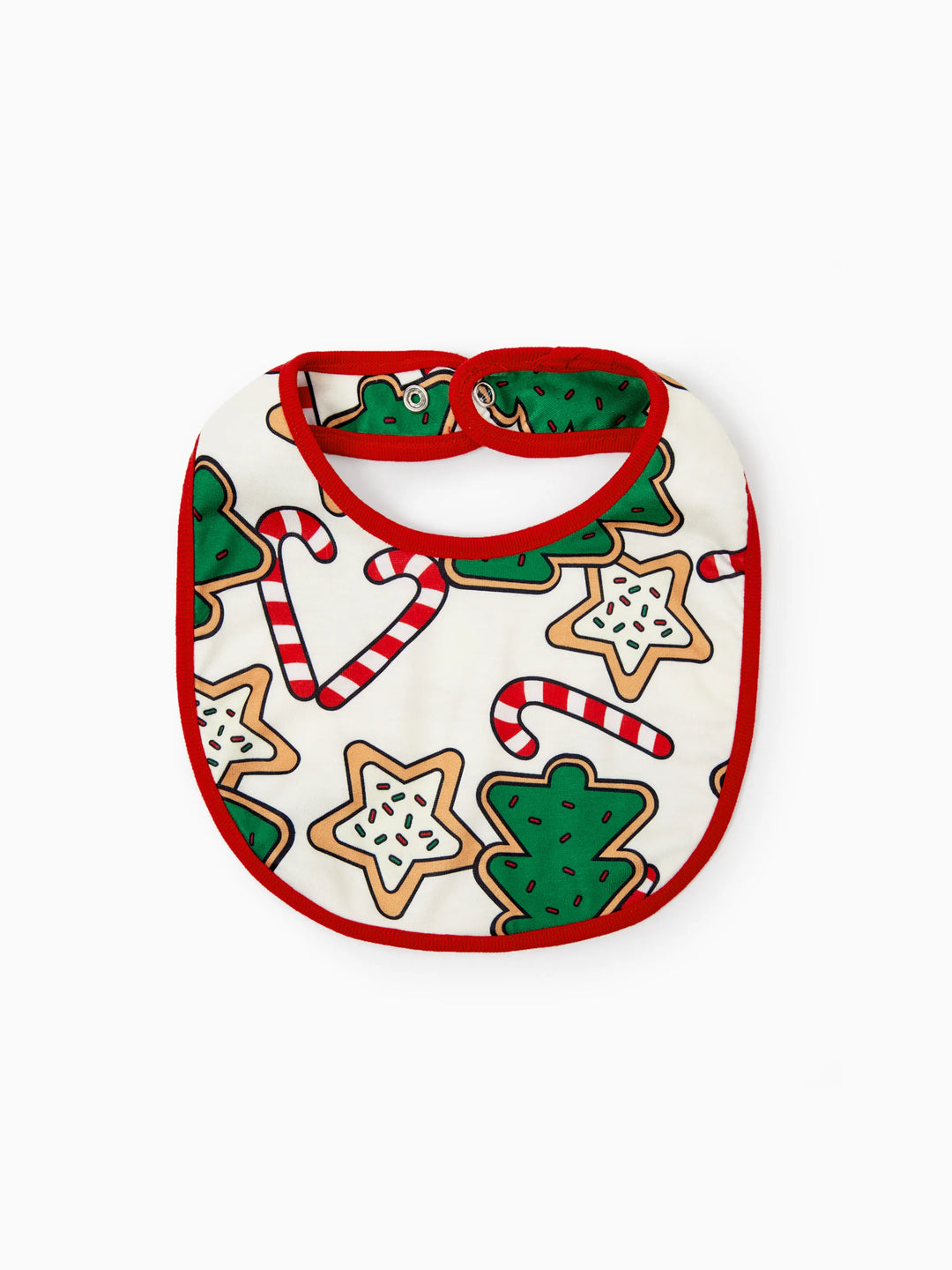 Conjunto de Pijamas em Família a Condizer para o Natal Estampado com Árvore de Natal em Vermelho e Abricot, com Meias de Natal em Abricot