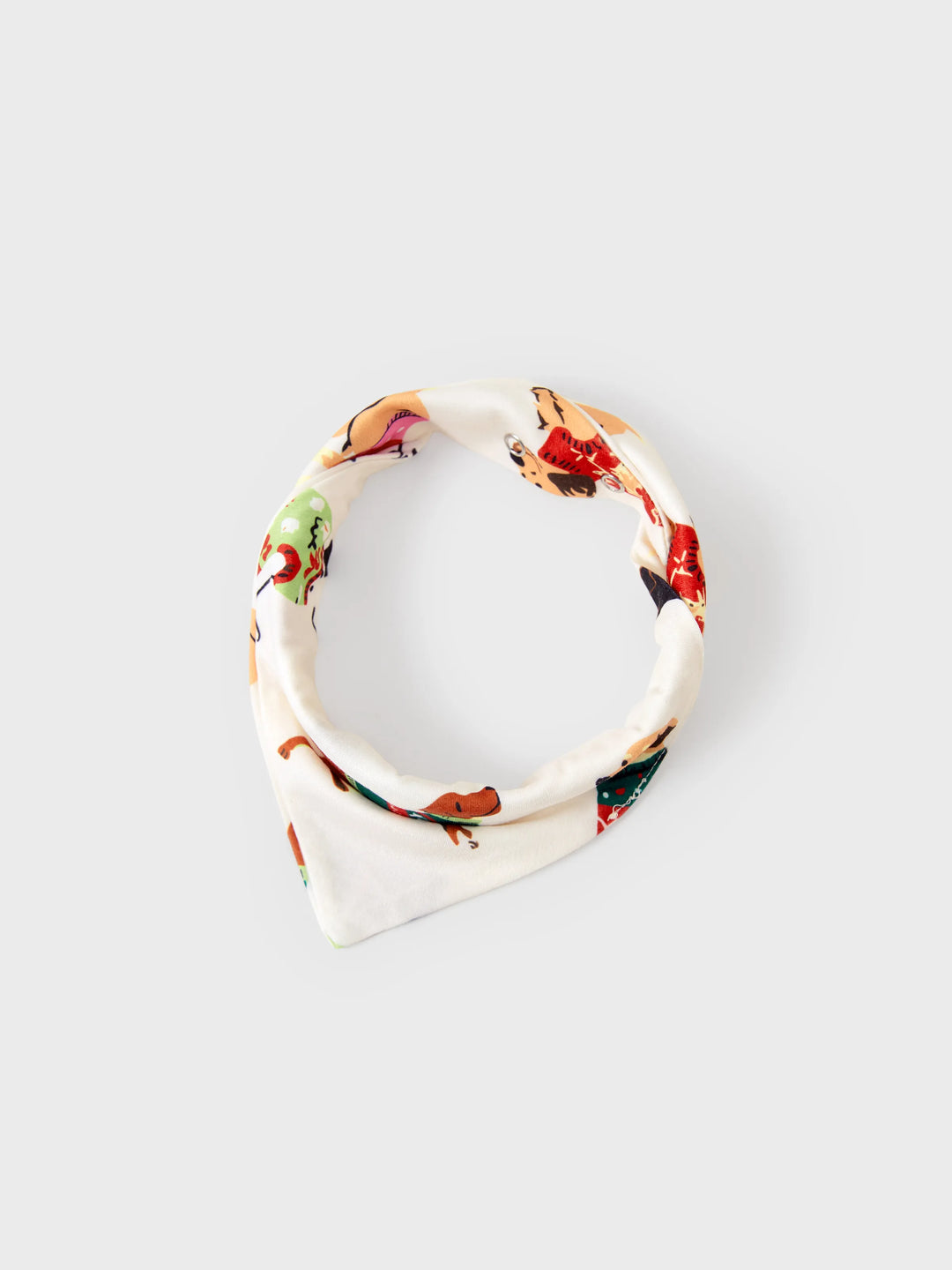 Conjunto de Pijamas Coincidentes para a Família no Natal com Vários Design de Cães e Meias de Natal em Cor Apricot