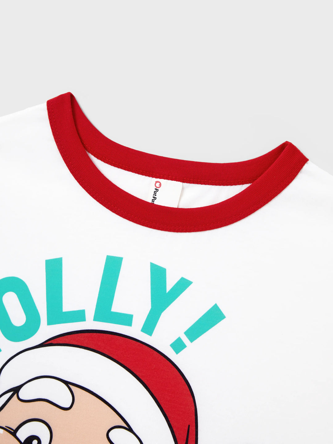 Conjunto de Pijamas de Natal em Conjunto para a Família - Pai Natal e Flocos de Neve em Riscas Vermelhas