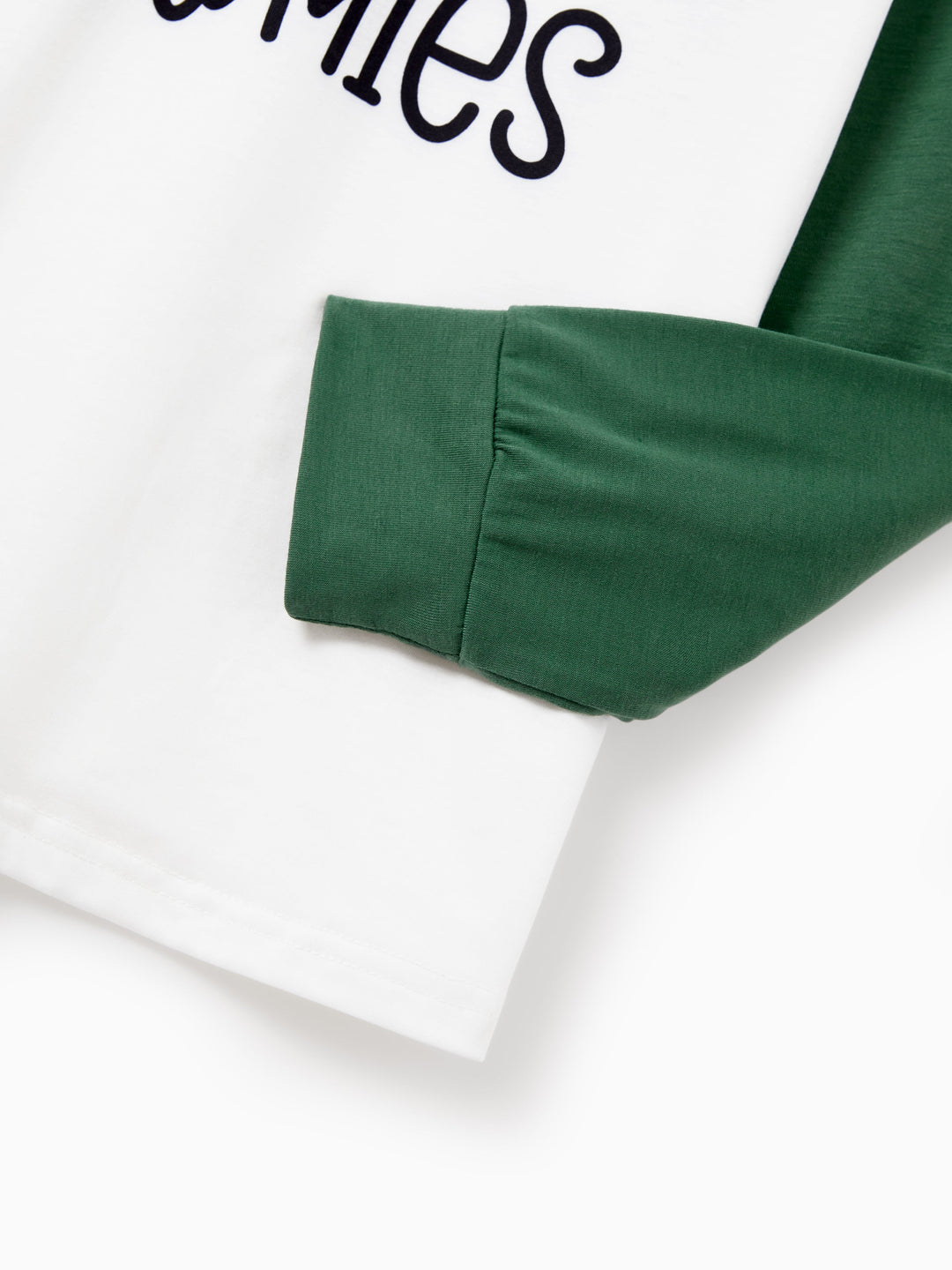 Conjunto de Pijamas de Natal em Família com Estampa de Boneco de Neve e Meias de Natal em Verde Menta