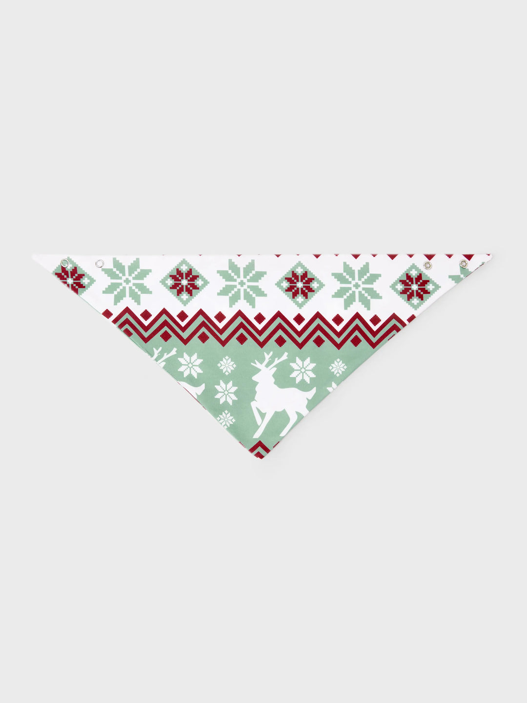 Conjunto de Pijamas de Natal para a Família com Estampado de Espírito Natalício e Flocos de Neve, incluindo Meias de Natal - Verde Claro