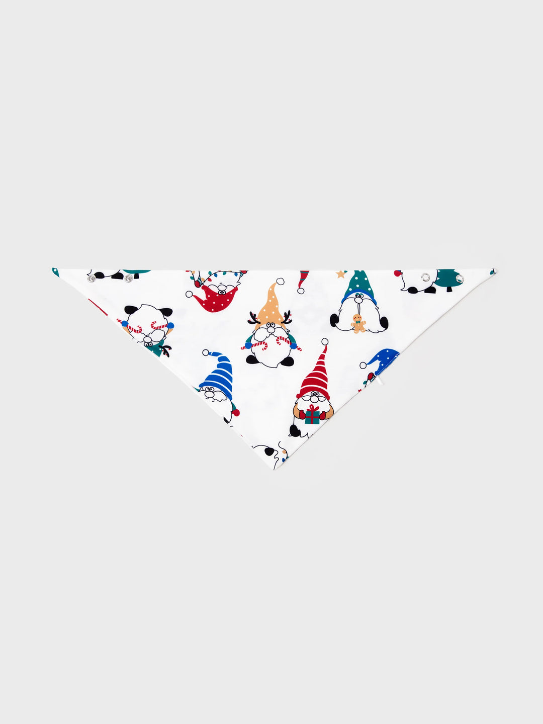 Conjunto de Pijamas de Natal em Família com Estampa de Gnomo Natalício e Meias de Natal Vermelhas