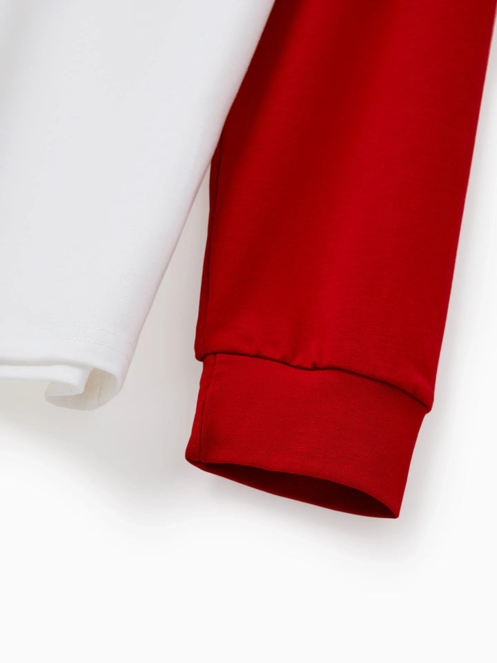 Conjunto de Pijamas Correspondentes para Família com Estampa de Quebra-Nozes e Meias de Natal em Vermelho